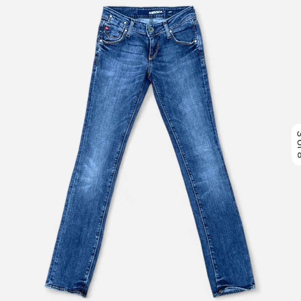 Miss Sixty Y2K Eden Dark Wash Low Rise Skinny Jeans
